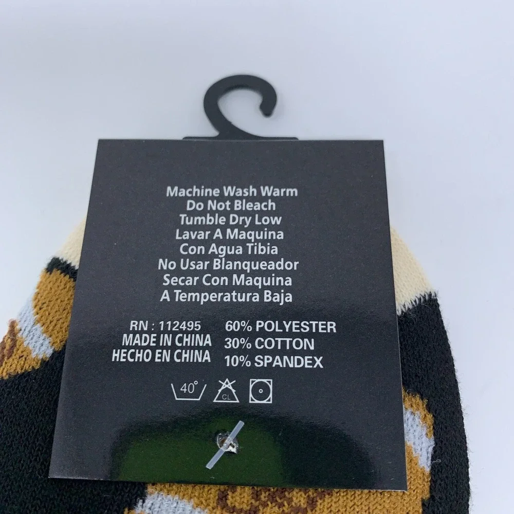 Lot of 2 U Wear Womens Sock Size 9-11 Green Black Football Novelty Crew Sock NWT